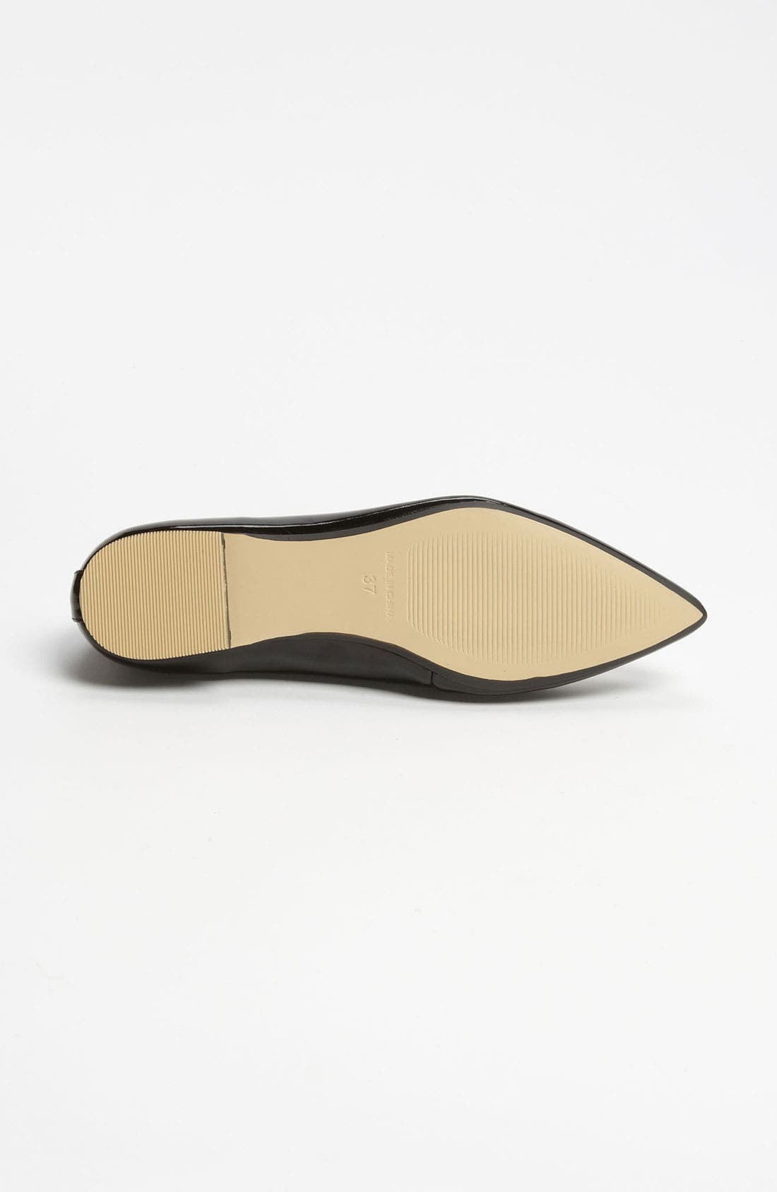 'Melanie' Flat, Alternate, color, BLACK/ WHITE