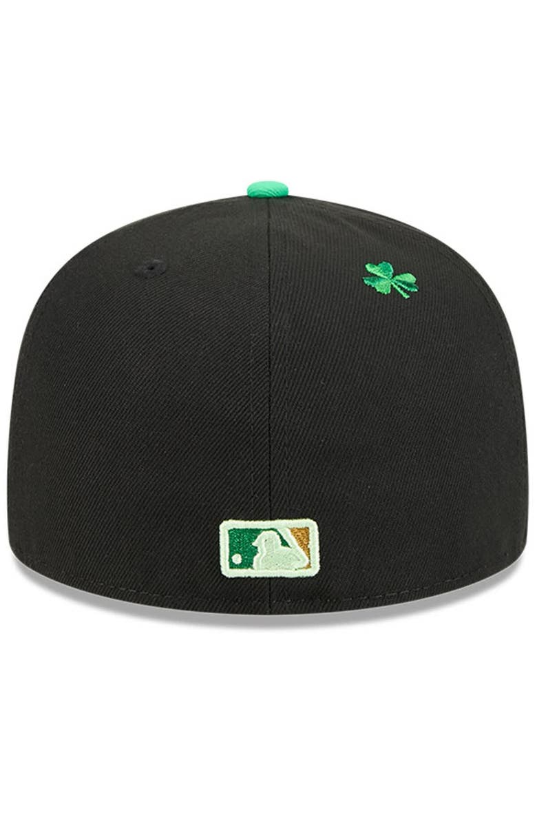 New Era Men's New Era  Black Cleveland Guardians 2026 St. Patrick's Day 59FIFTY Fitted Hat, Alternate, color, Black