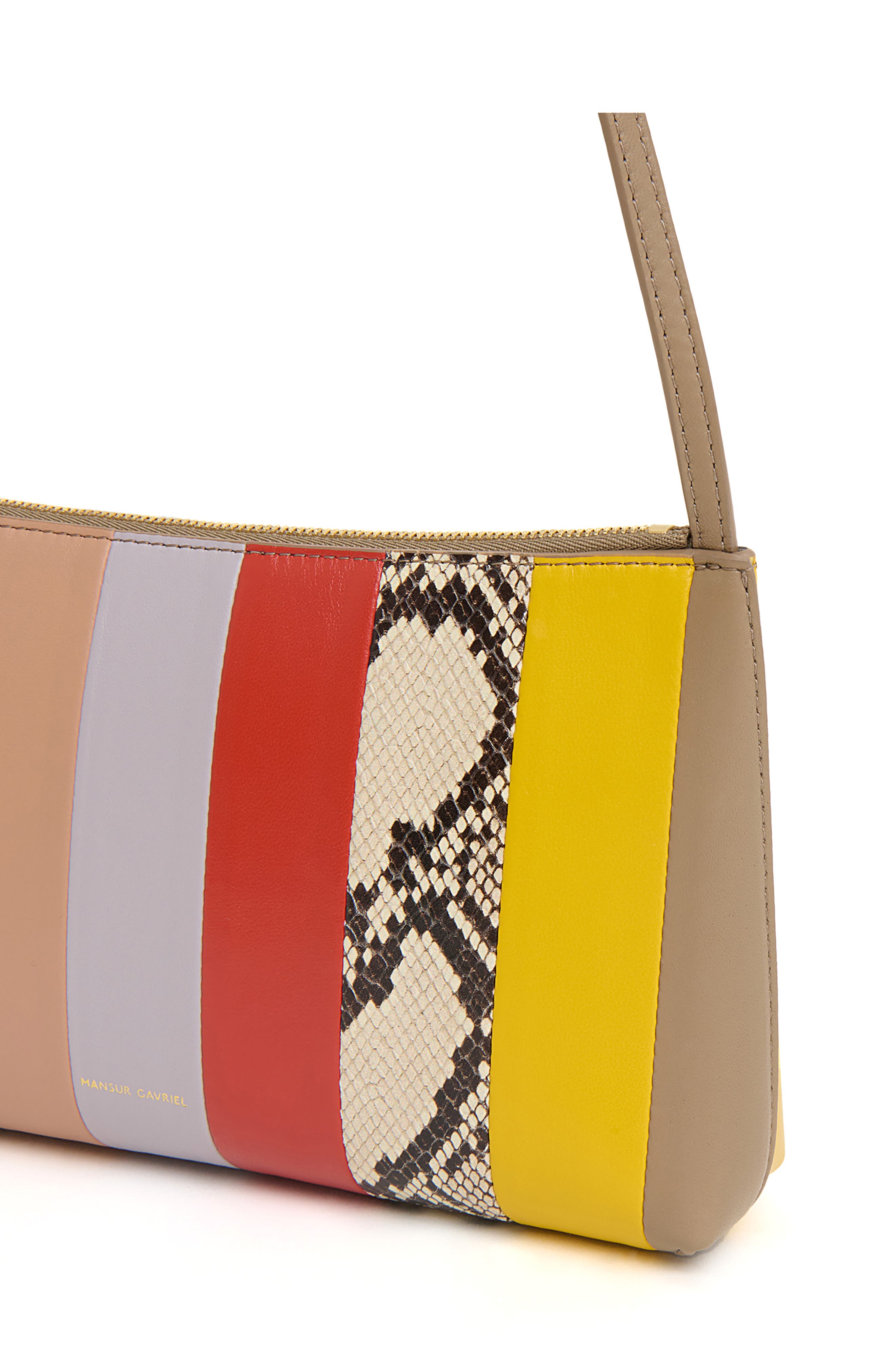 Mansur Gavriel Gaia Shoulder Bag, Alternate, color, Rainbow