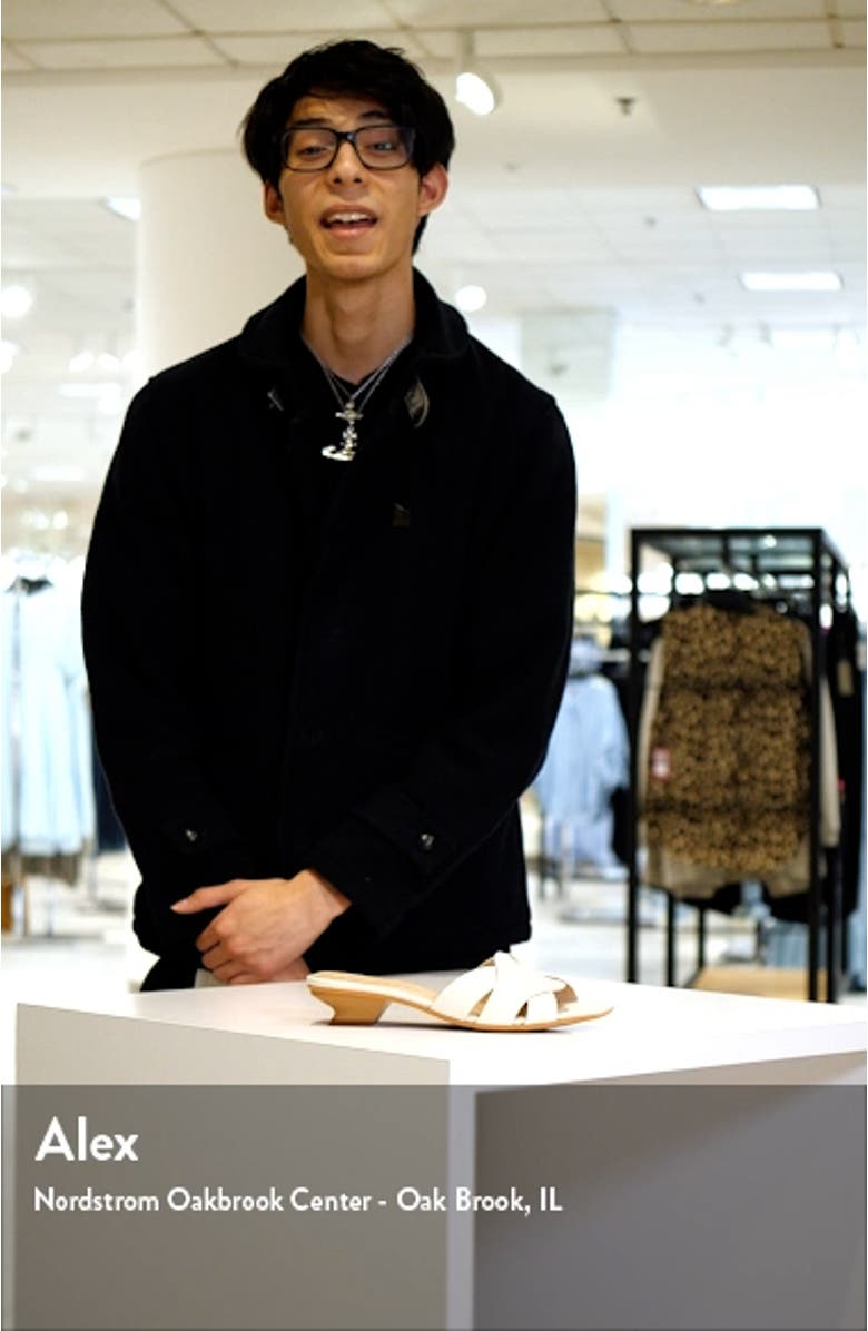 Interwoven Slide Sandal, sales video thumbnail