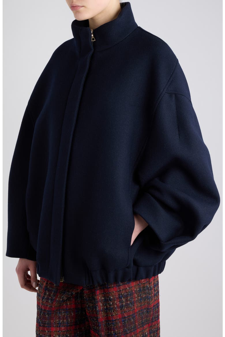 Voles Wool Blend Twill Jacket, Alternate, color, NAVY