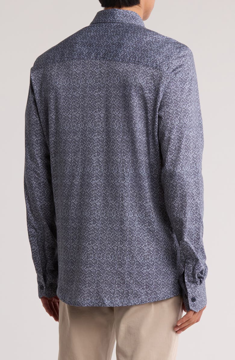 Robert Barakett Ezra Button-Up Shirt, Alternate, color, Blue