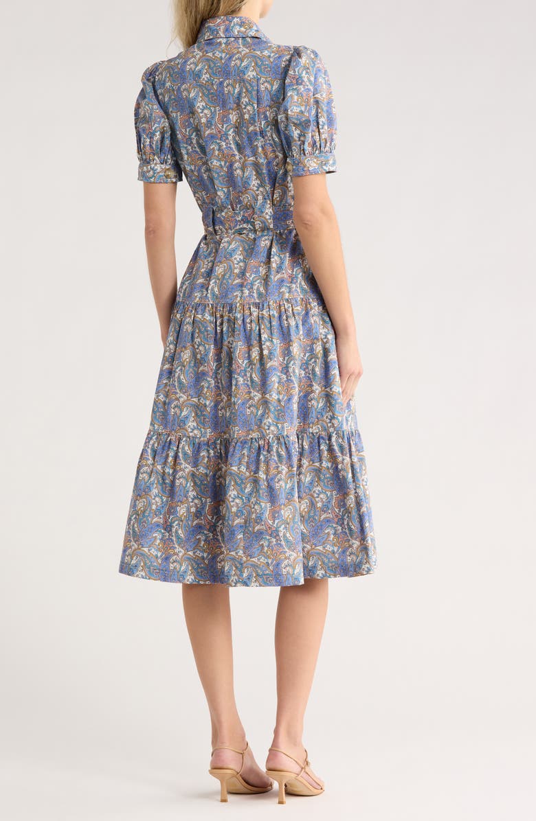 Derek Lam 10 Crosby Buffy Utility Dress, Alternate, color, Blue Multi