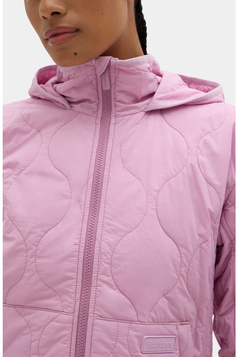 Bessie Water Resistant Packable Quilted Puffer Jacket, Alternate, color, AMETHYST
