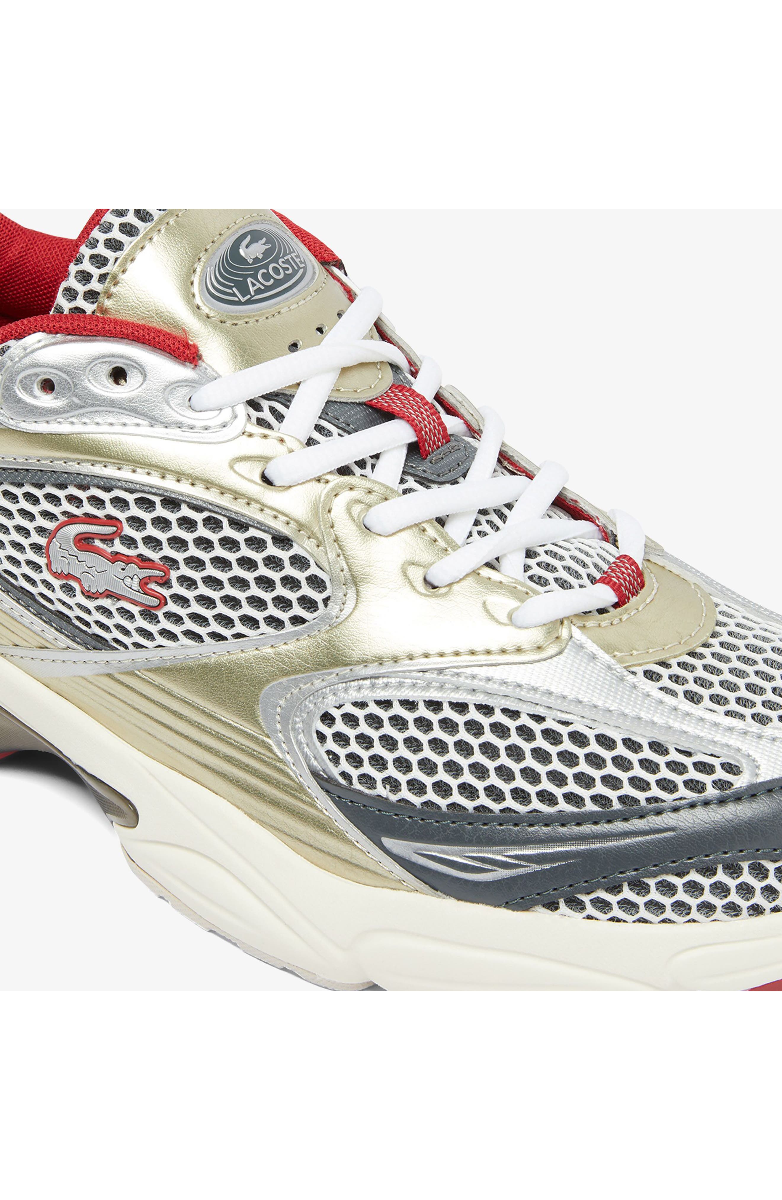 Lacoste Storm 96 2K Sneaker, Alternate, color, Red/ Off White