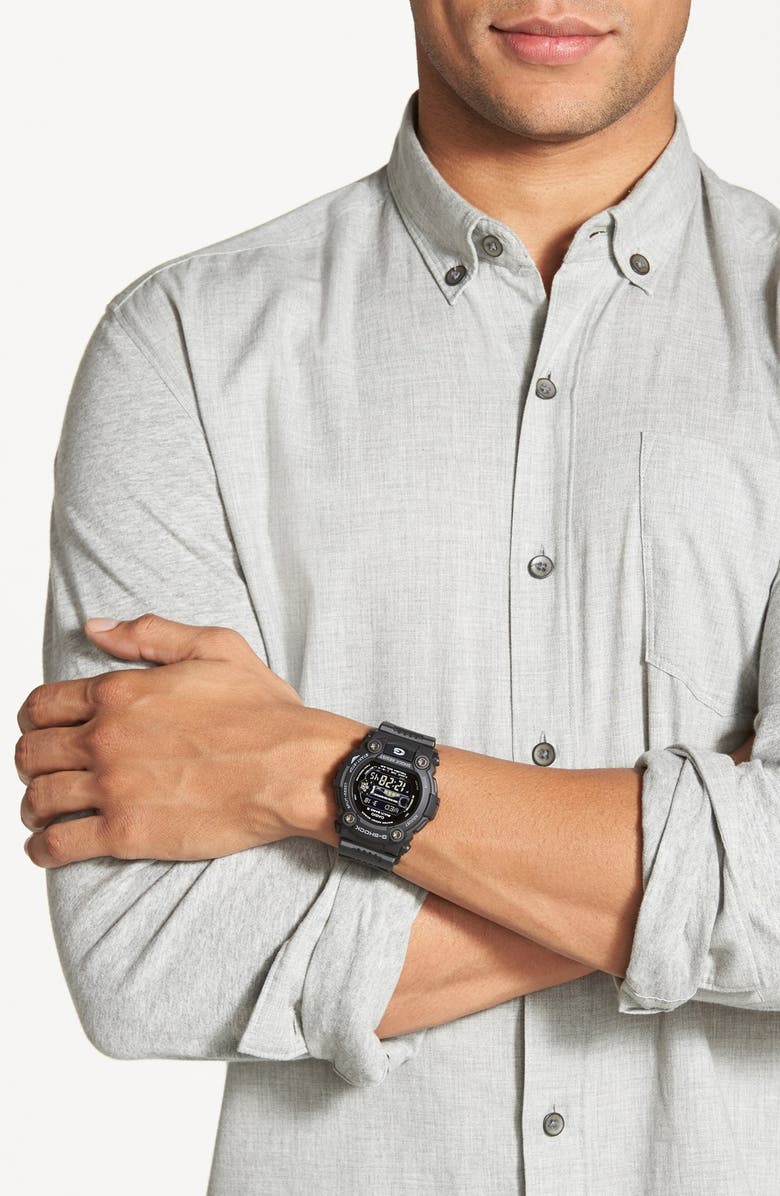 G-SHOCK 'Solar Atomic G Rescue' Watch, 50mm, Alternate, color, 