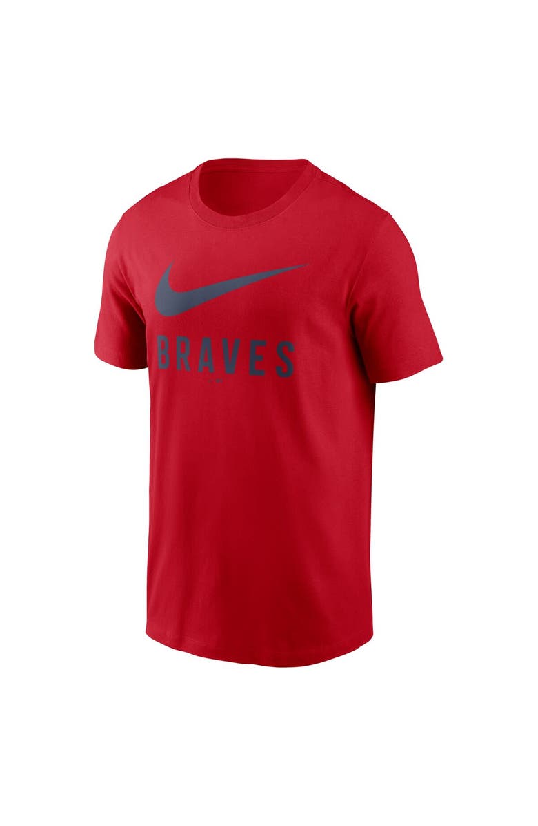 Nike Men's Nike Red Atlanta Braves Swoosh T-Shirt, Alternate, color, 