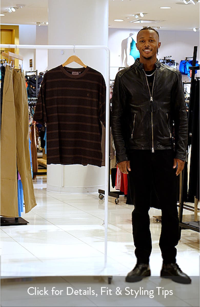 Hanson Stripe Cotton Jersey T-Shirt, sales video thumbnail