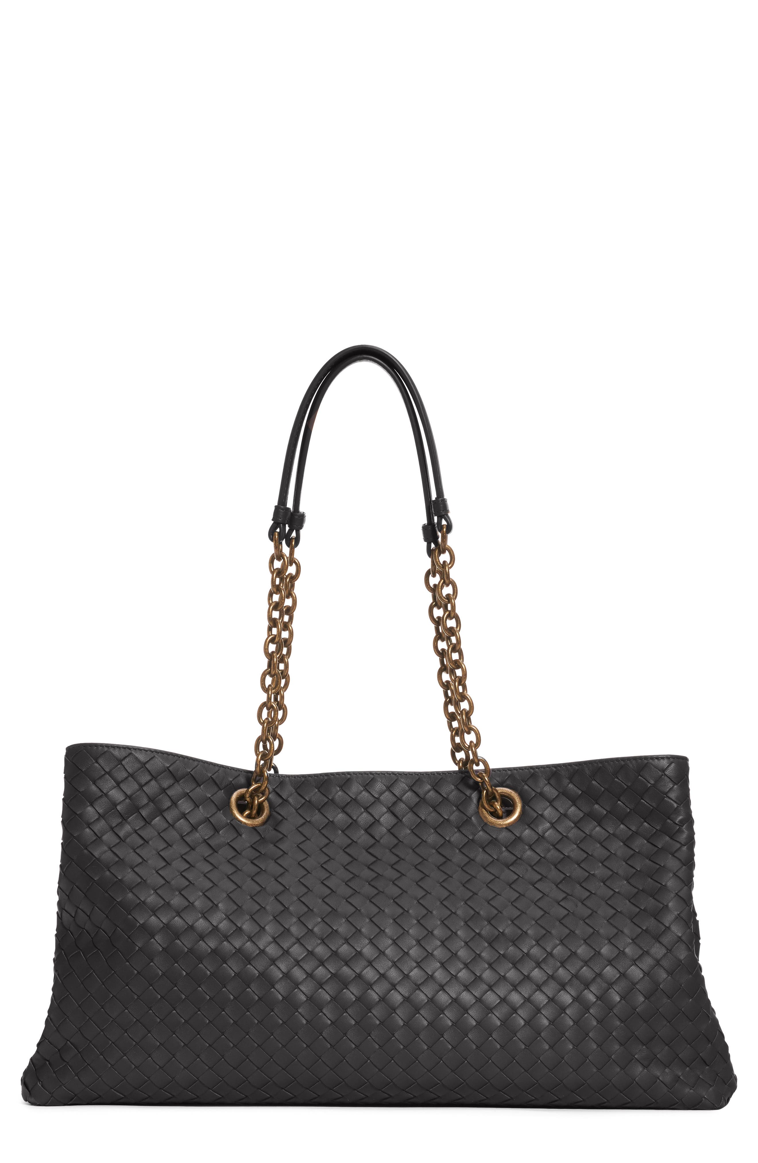 Bottega Veneta Intrecciato East/West Leather Tote Bag, Main, color, 
