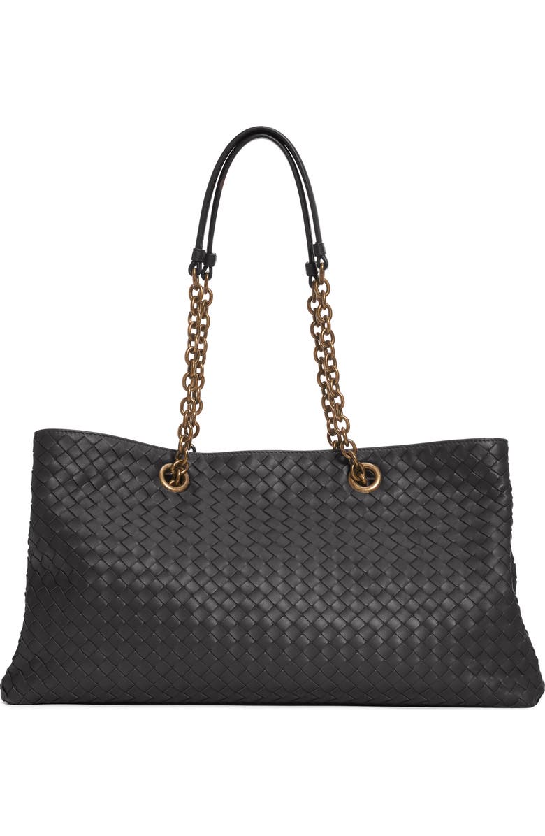 Bottega Veneta Intrecciato East/West Leather Tote Bag, Main, color,