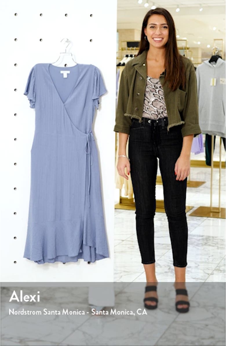Flutter Sleeve Wrap Dress, sales video thumbnail