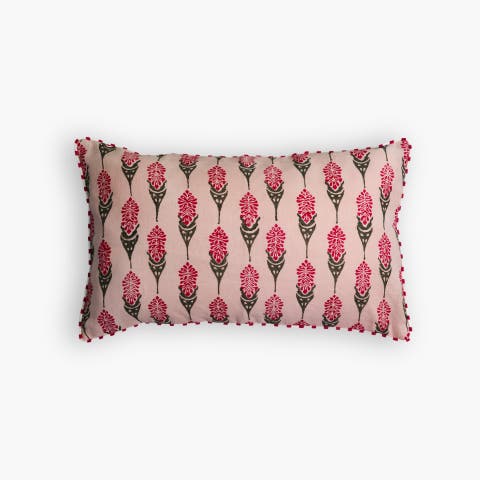 Bahaar Lumbar Throw Pillow Cover