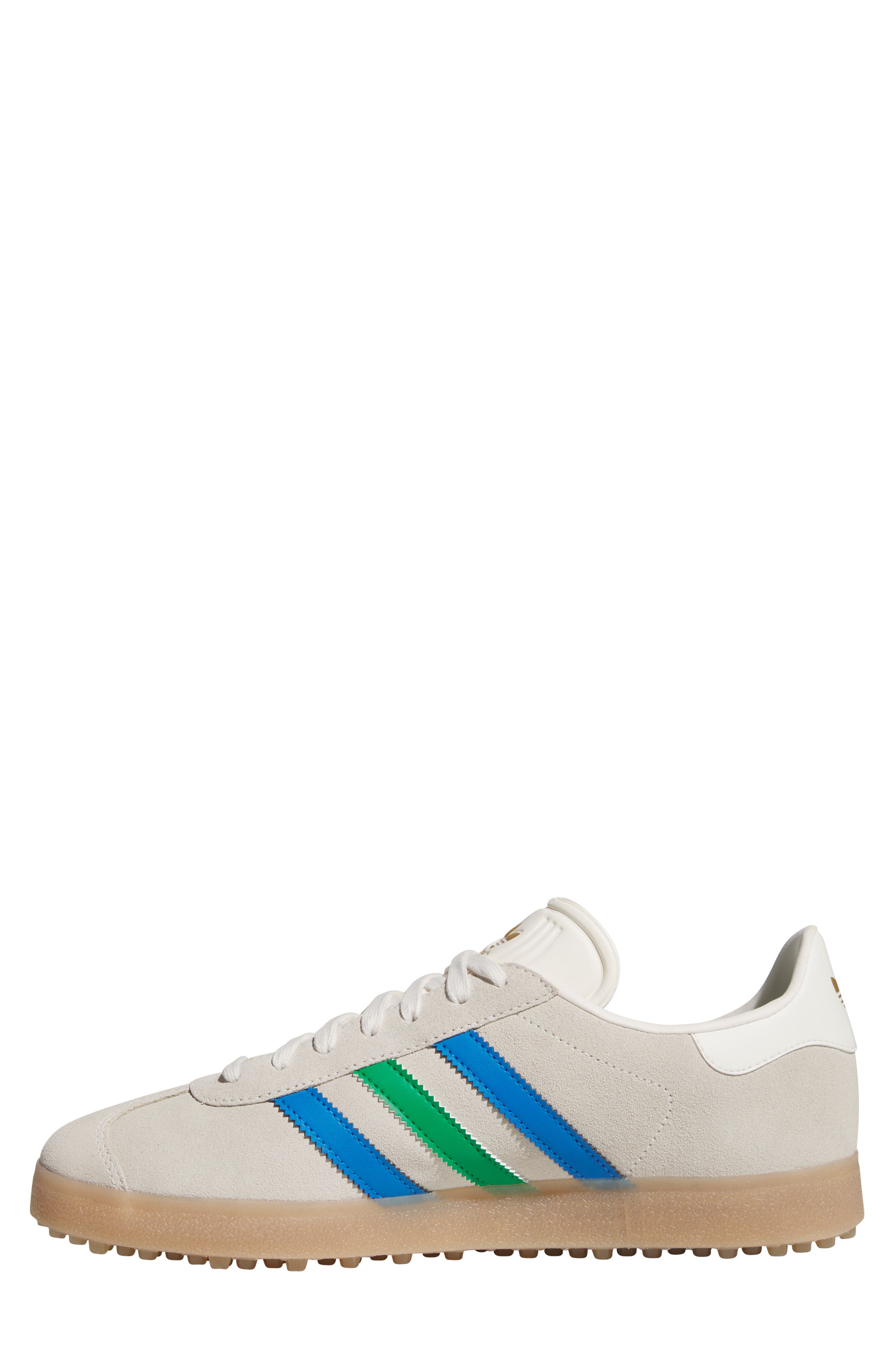 adidas Gazelle Golf Shoe, Alternate, color, Cwhite/ Green/ Blubir