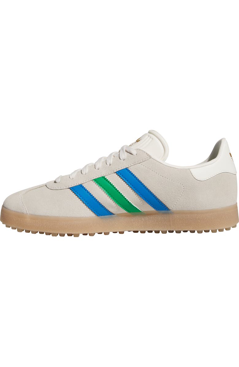 adidas Gazelle Golf Shoe, Alternate, color, Cwhite/ Green/ Blubir