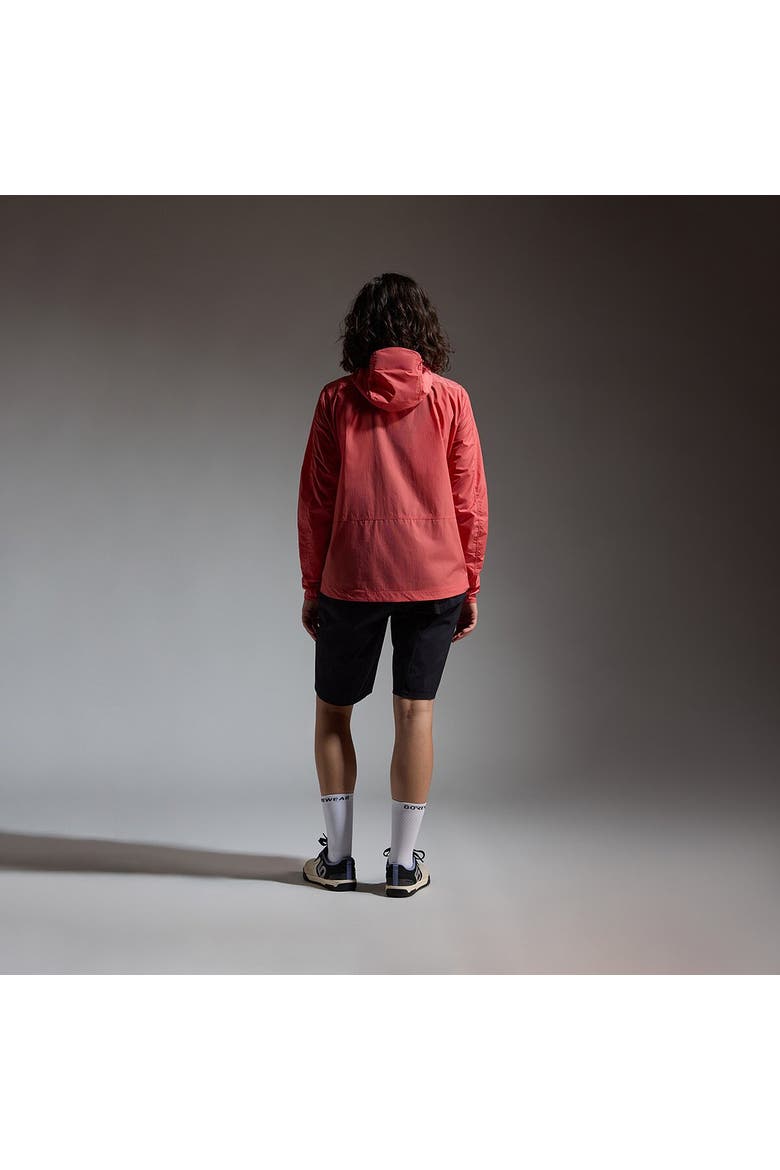 Fernflow Hooded Windbreaker - Women's, Alternate, color, Coral Red
