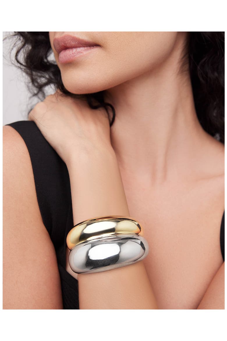 Chavez Two-Tone Cuff Bracelet (Nordstrom Exclusive), Alternate, color, TWO TONE