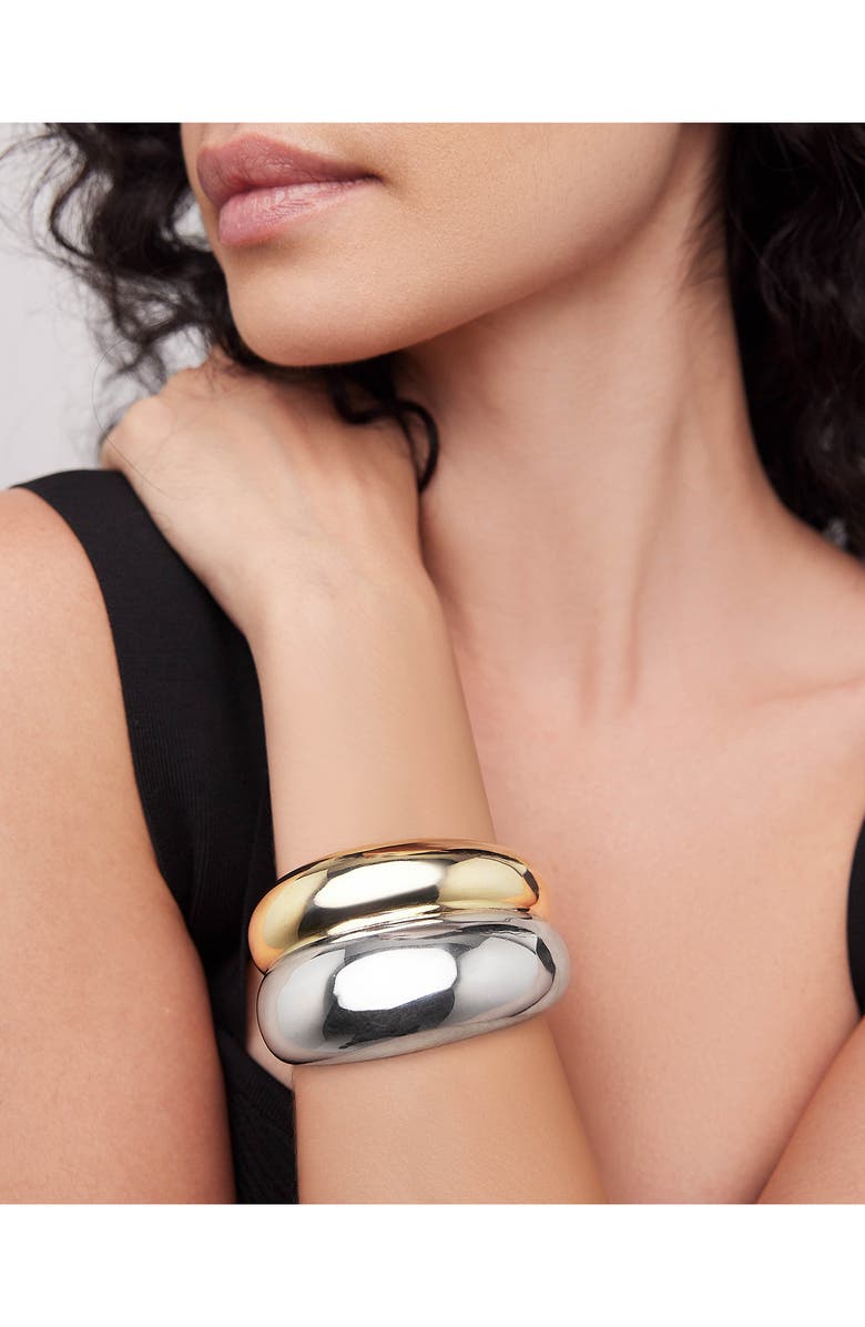 Jennifer Fisher Chavez Two-Tone Cuff Bracelet, Alternate, color, Two Tone