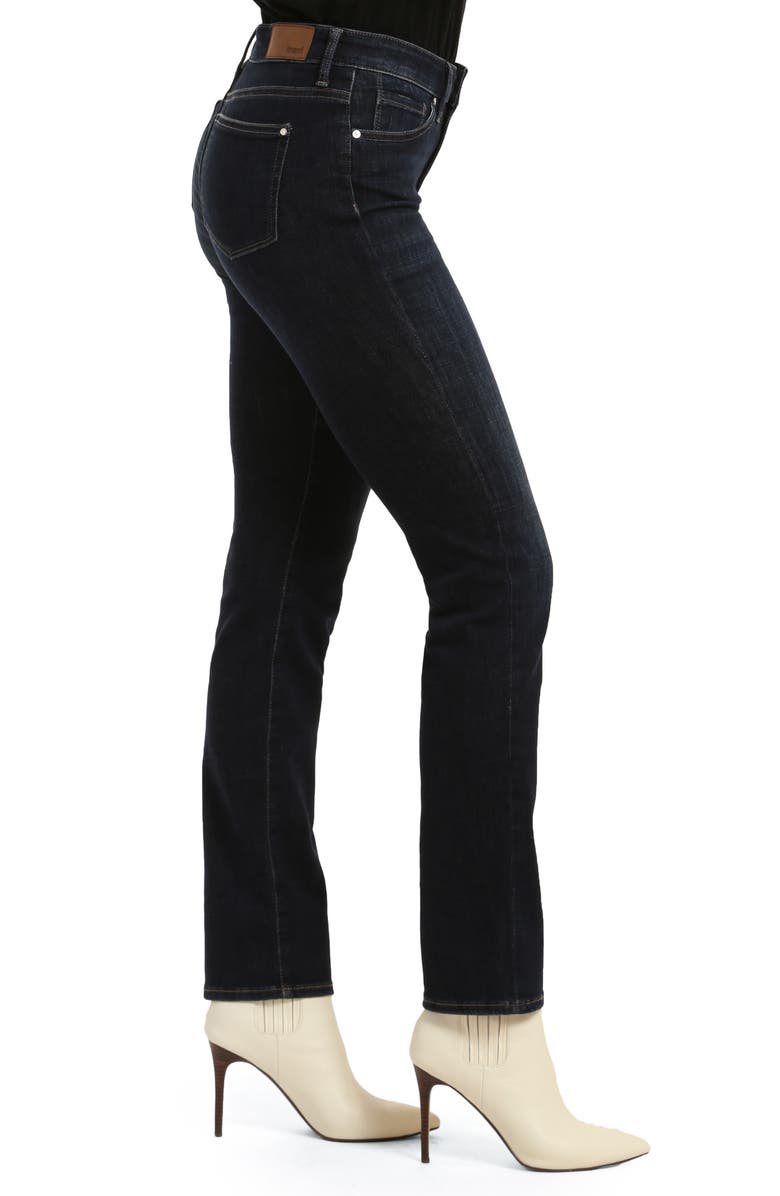 Mavi Jeans Kendra High Waist Straight Leg Jeans, Alternate, color, Deep Brushed Feather Blue