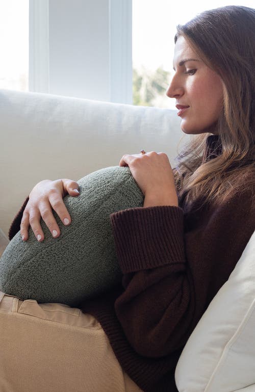 Quiet Mind The Original Weighted Pillow In Agave Green