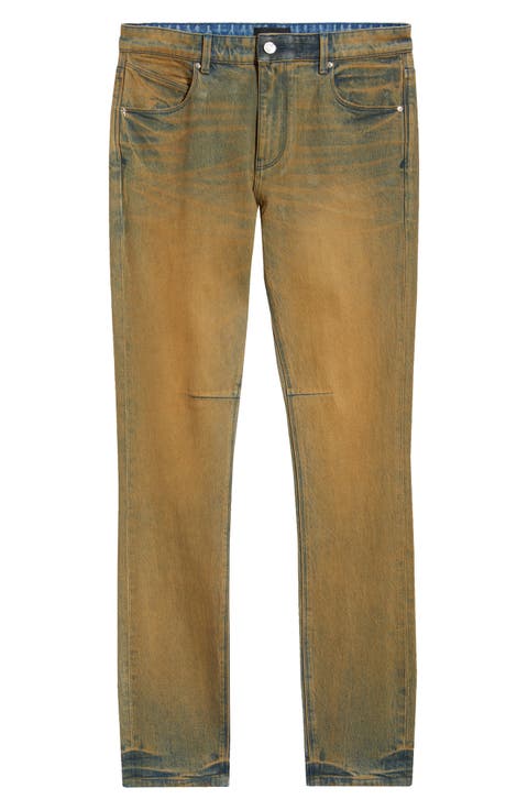 Bryant Mid Rise Washed Skinny Jeans