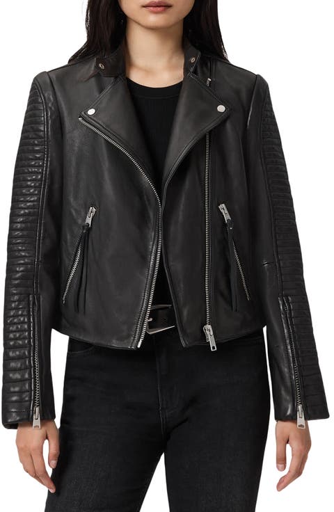 Raul Leather Biker Jacket