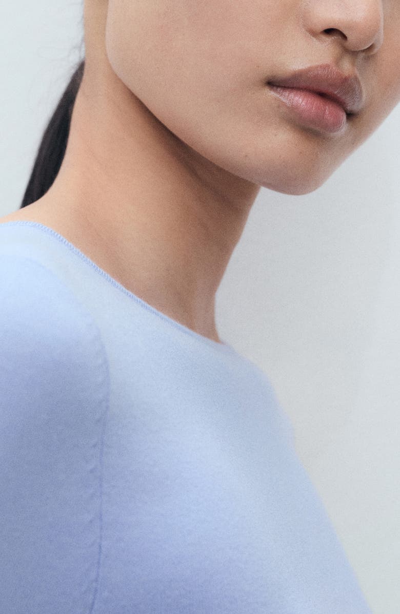 MANGO Fine Knit Sweater, Alternate, color, Sky Blue