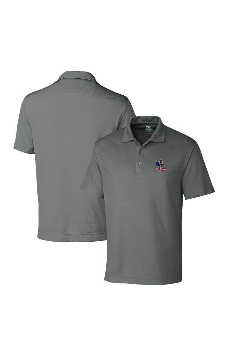 Cutter & Buck Men's Cutter & Buck Steel Delaware Fightin' Blue Hens DryTec Genre Textured Solid Polo, Alternate, color, 