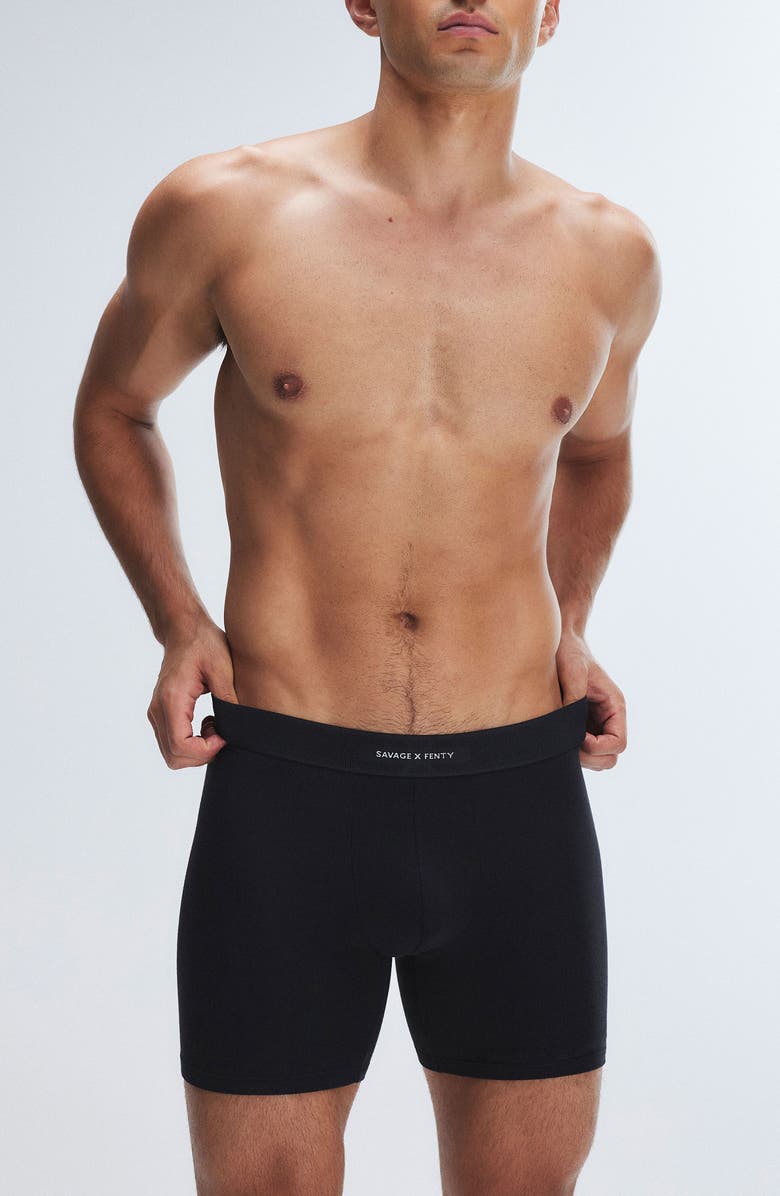 SAVAGE X FENTY Boxer Briefs, Main, color, Black Caviar