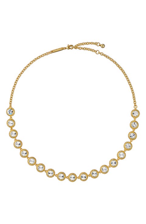 Solanna Solitaire Sparkle Crystal Necklace