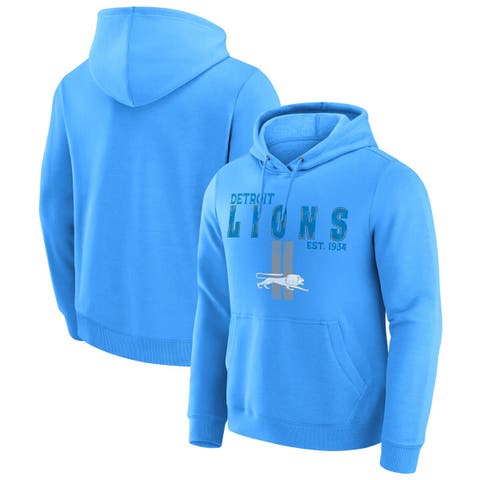 Men's Darius Rucker Collection by Fanatics  Blue Detroit Lions Hoodie