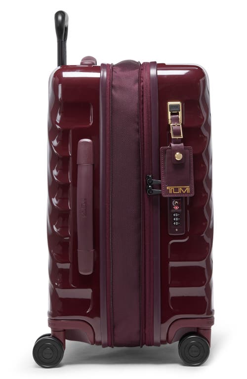 Tumi 19 Degree Lite 22-inch International Expandable 4-wheel Carry-on Bag In Burgundy