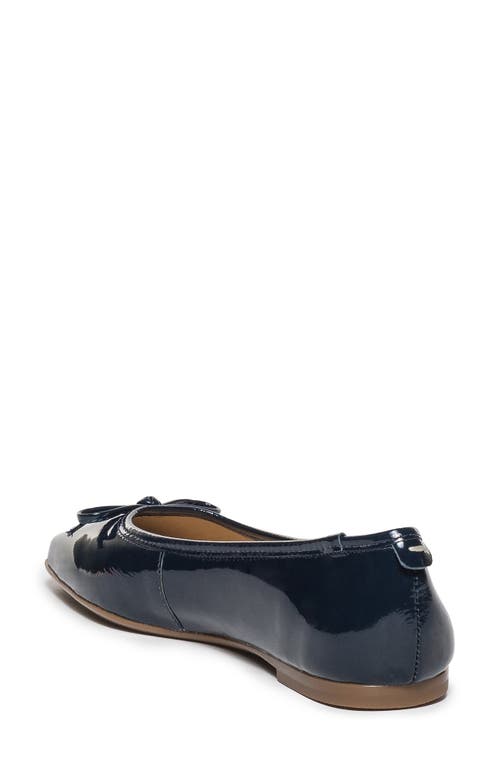 Bernardo Footwear Square Toe Ballet Flat In Blue
