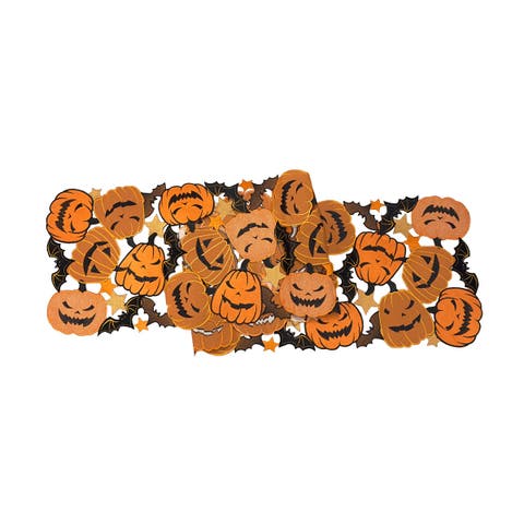 Jack O' Lantern & Bat Table Runner 14" x 68"