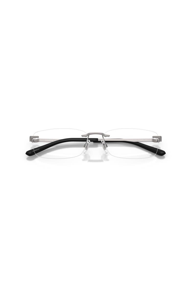58mm Rectangle optical glasses, Alternate, color, Grey