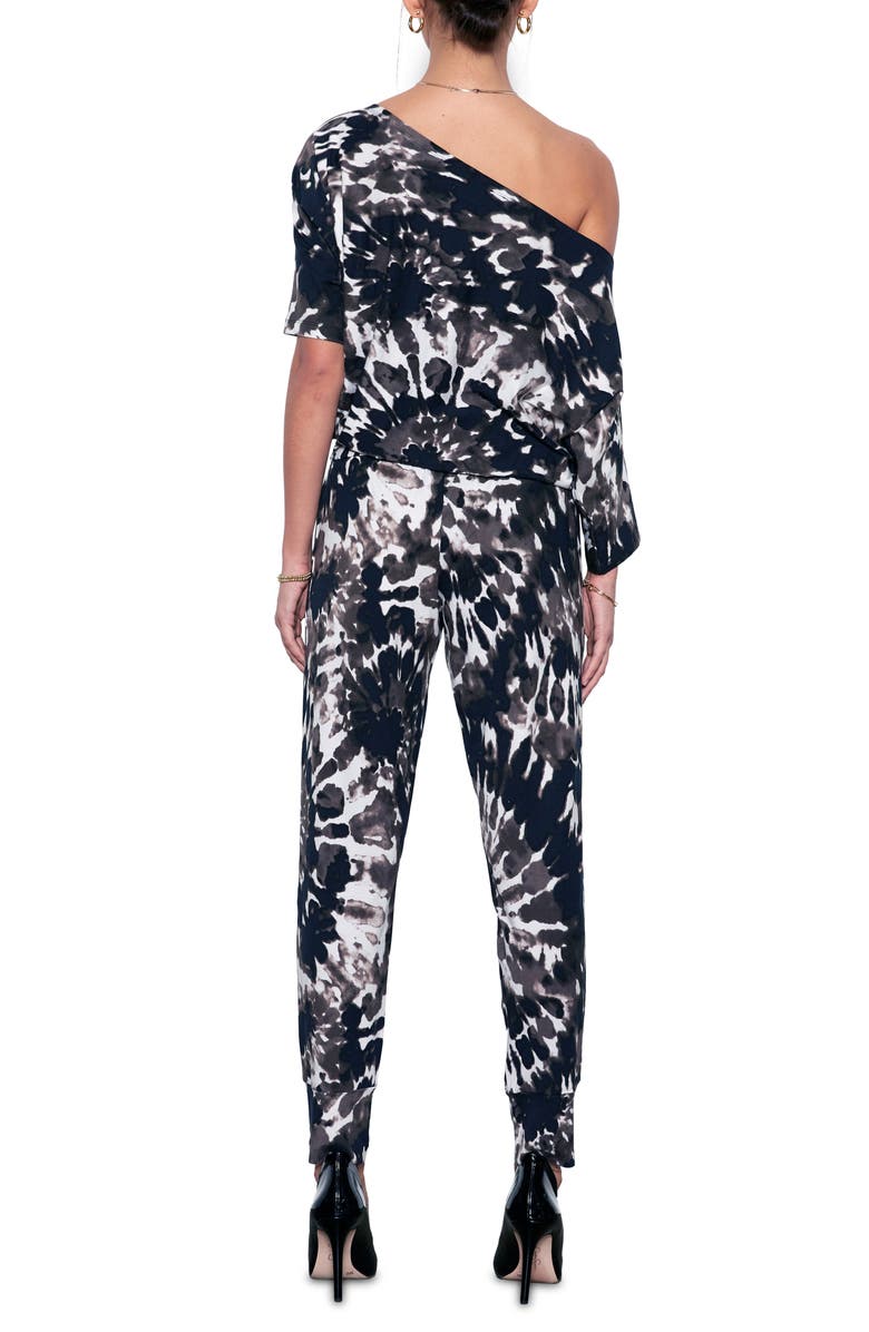 Tart Piper One-Shoulder Jumpsuit, Alternate, color, Swirl Tie Dye