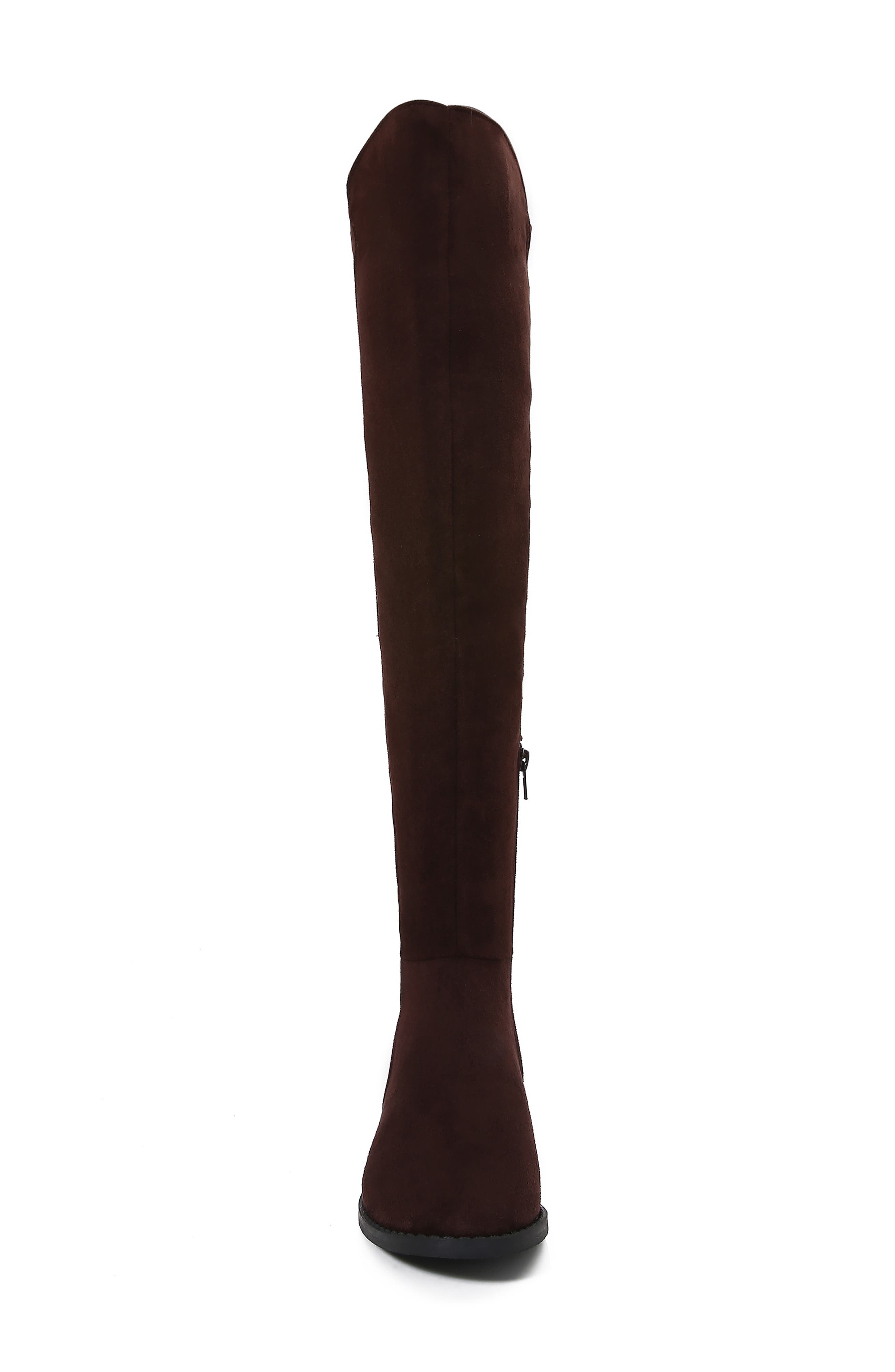 Astrid Over the Knee Boot, Alternate, color, ASTRID-COFFEE/SUEDE