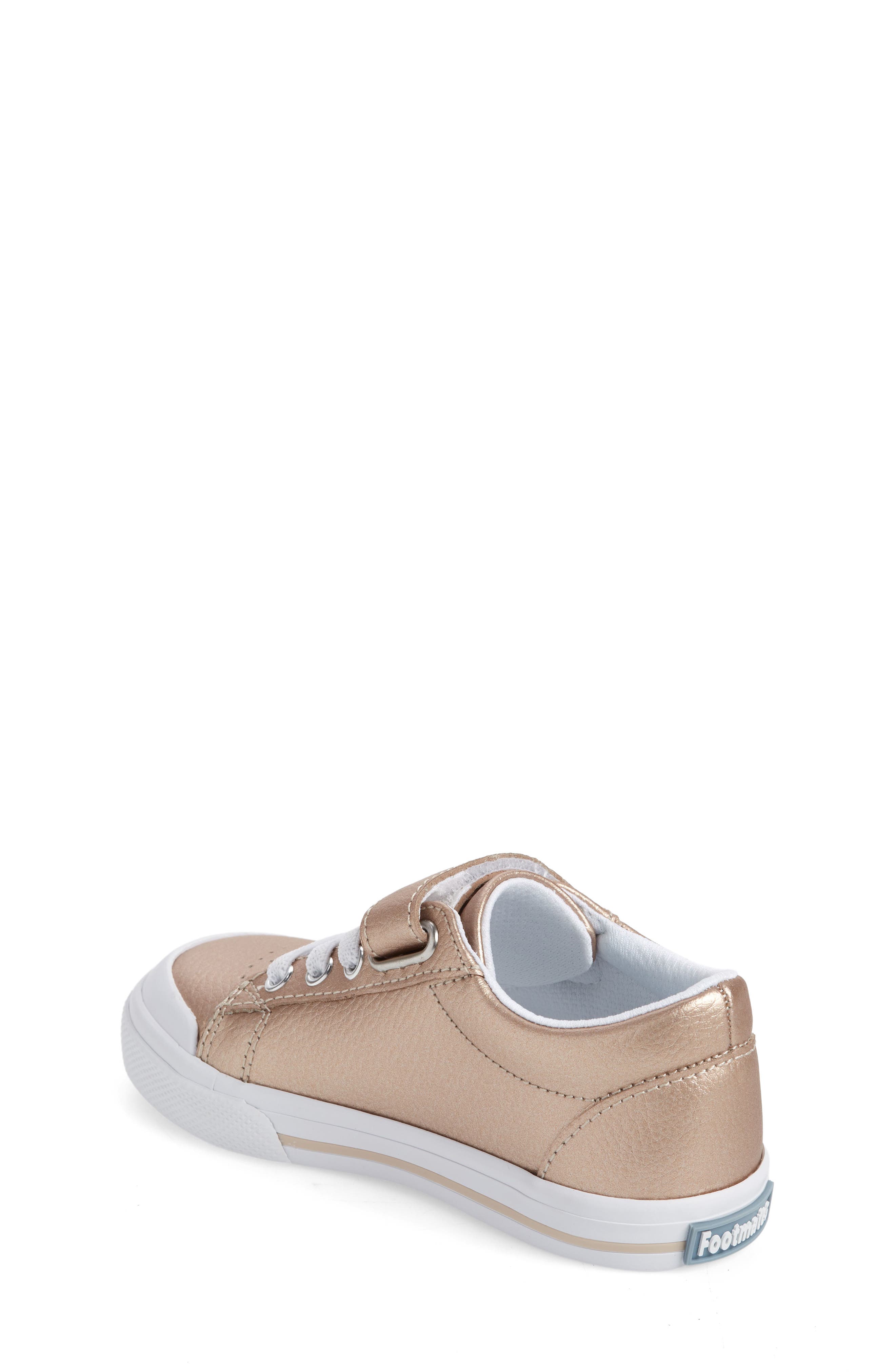 Reese Sneaker, Alternate, color, ROSE GOLD LEATHER