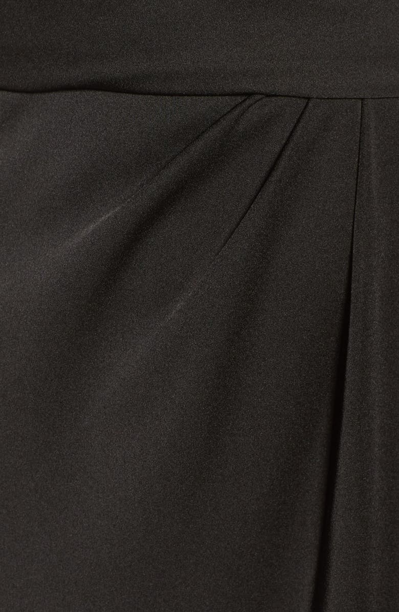 La Femme Ruched Bodice Gown, Alternate, color,