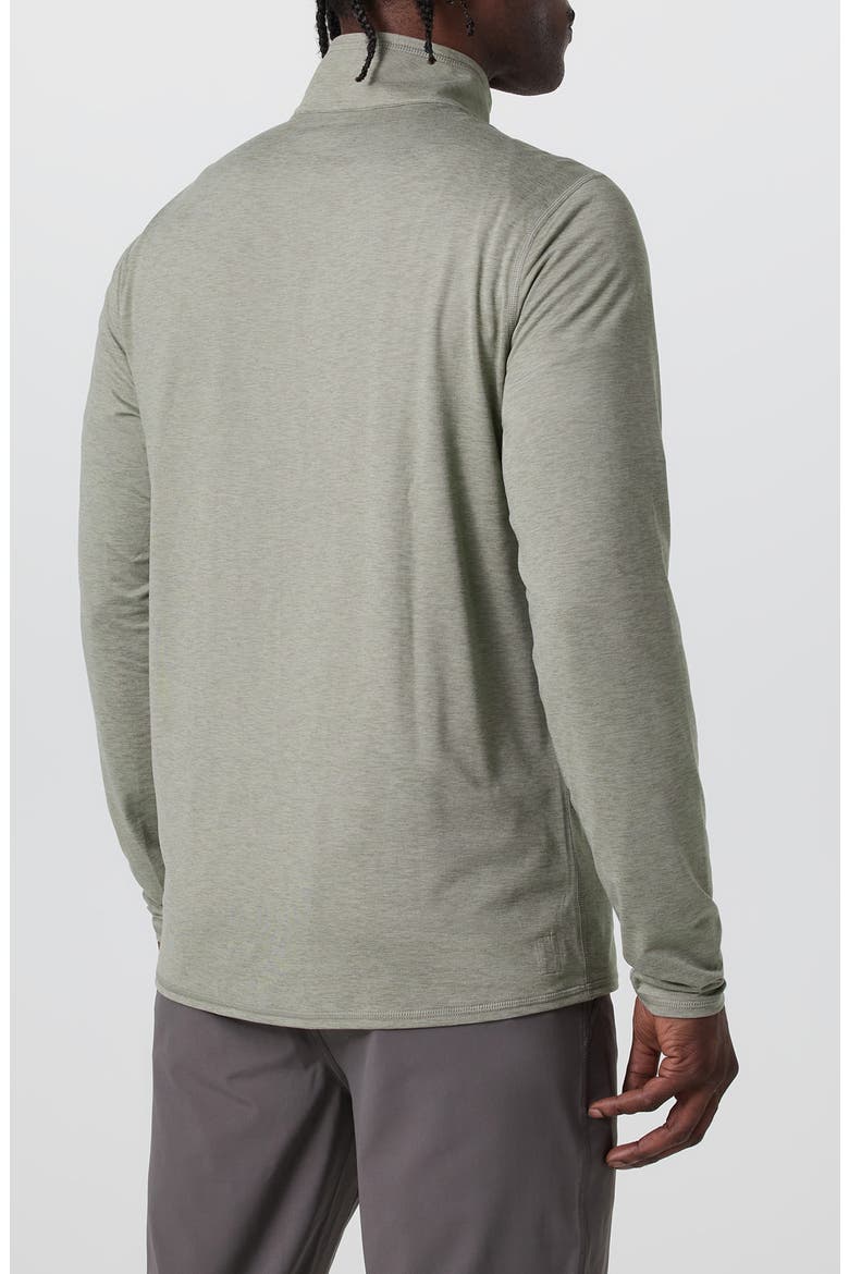 Ease Performance Half Zip 2.0 Sweatshirt, Alternate, color, LAUREL HEATHER