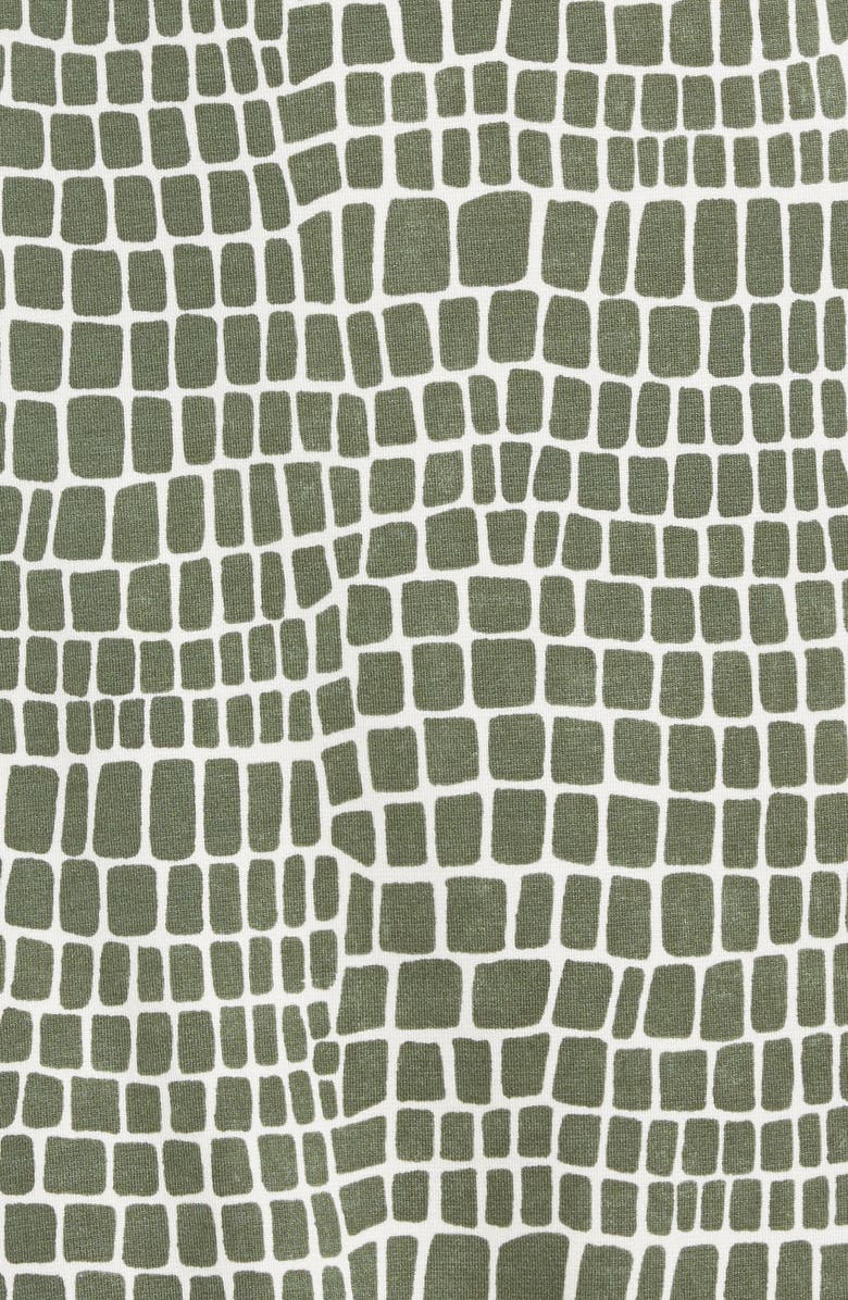 Tommy Bahama Darcy Crocodile Print Sleevless Shift Dress, Alternate, color, 