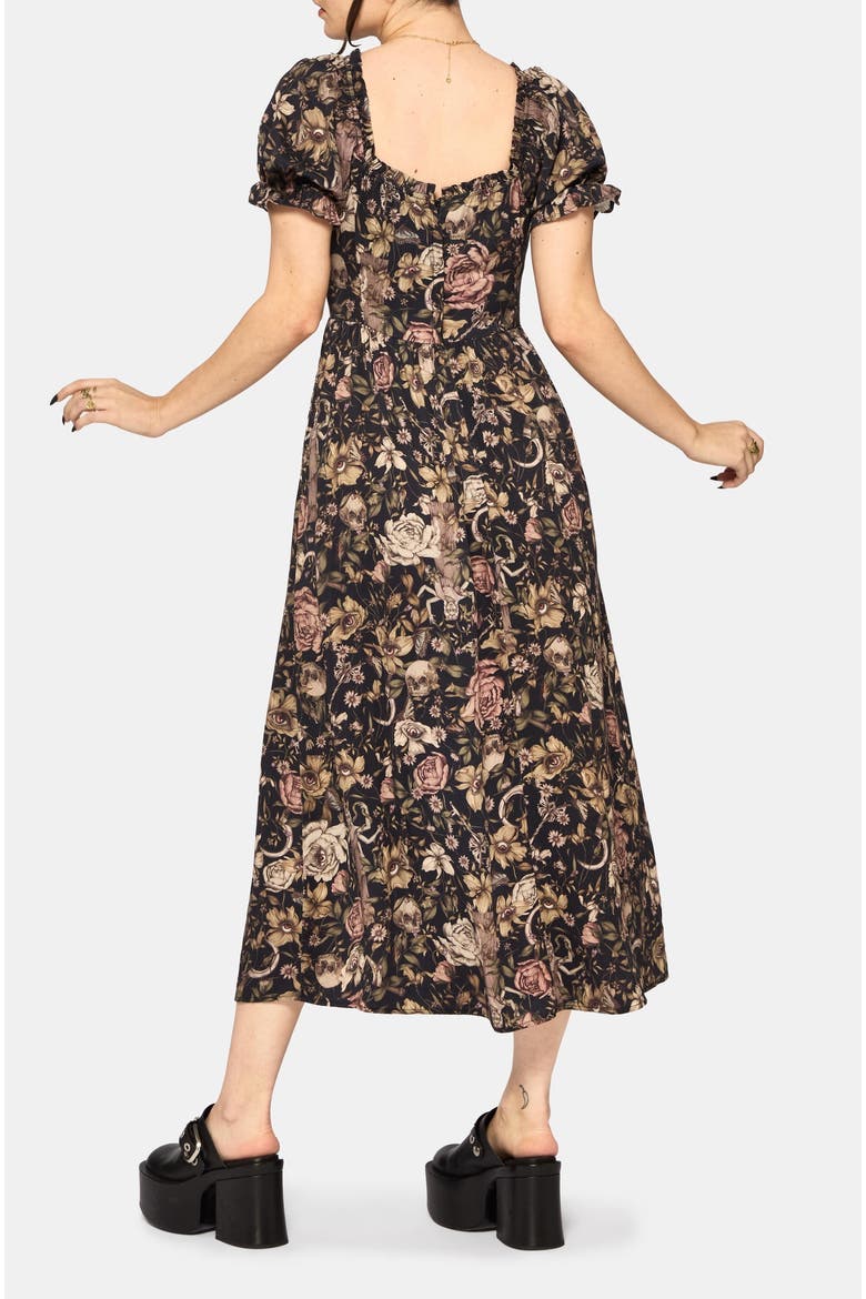 Short Sleeve Midi Dress, Alternate, color, Green