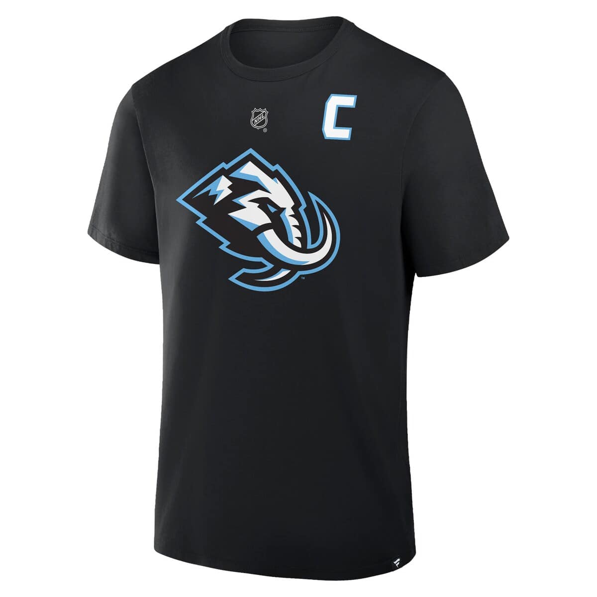 Men's Fanatics Clayton Keller Black Utah Mammoth Authentic Stack Name & Number T-Shirt - image 2