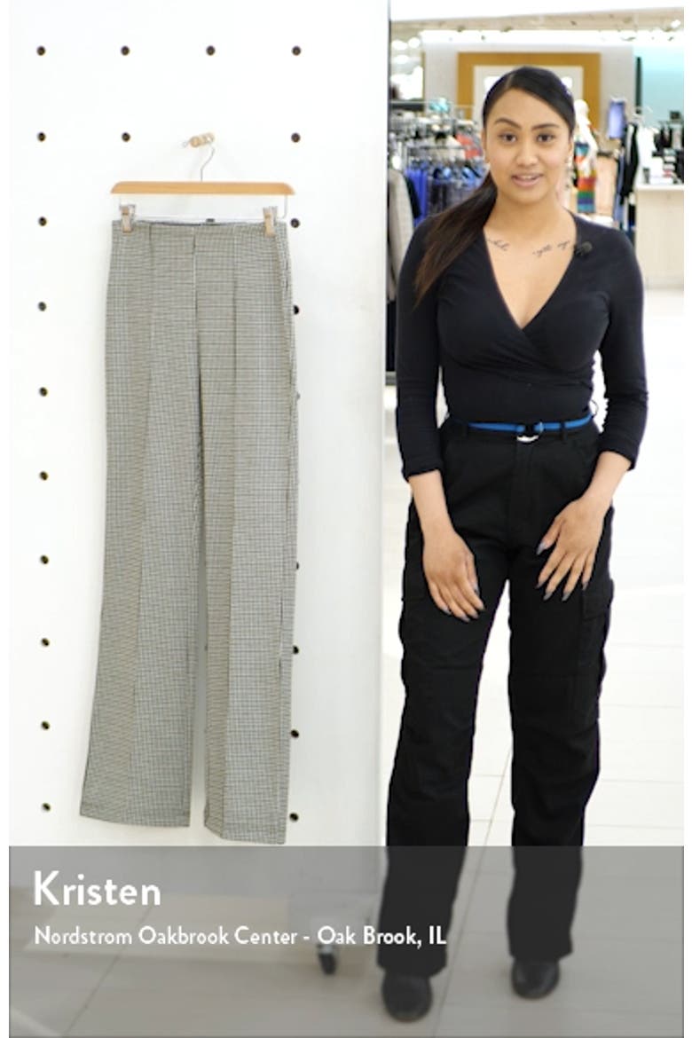 Lyssé Houndstooth Jacquard Flare Leggings video