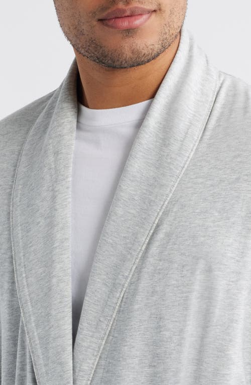 Daniel Buchler Shawl Collar Heathered Cotton & Modal Blend Robe