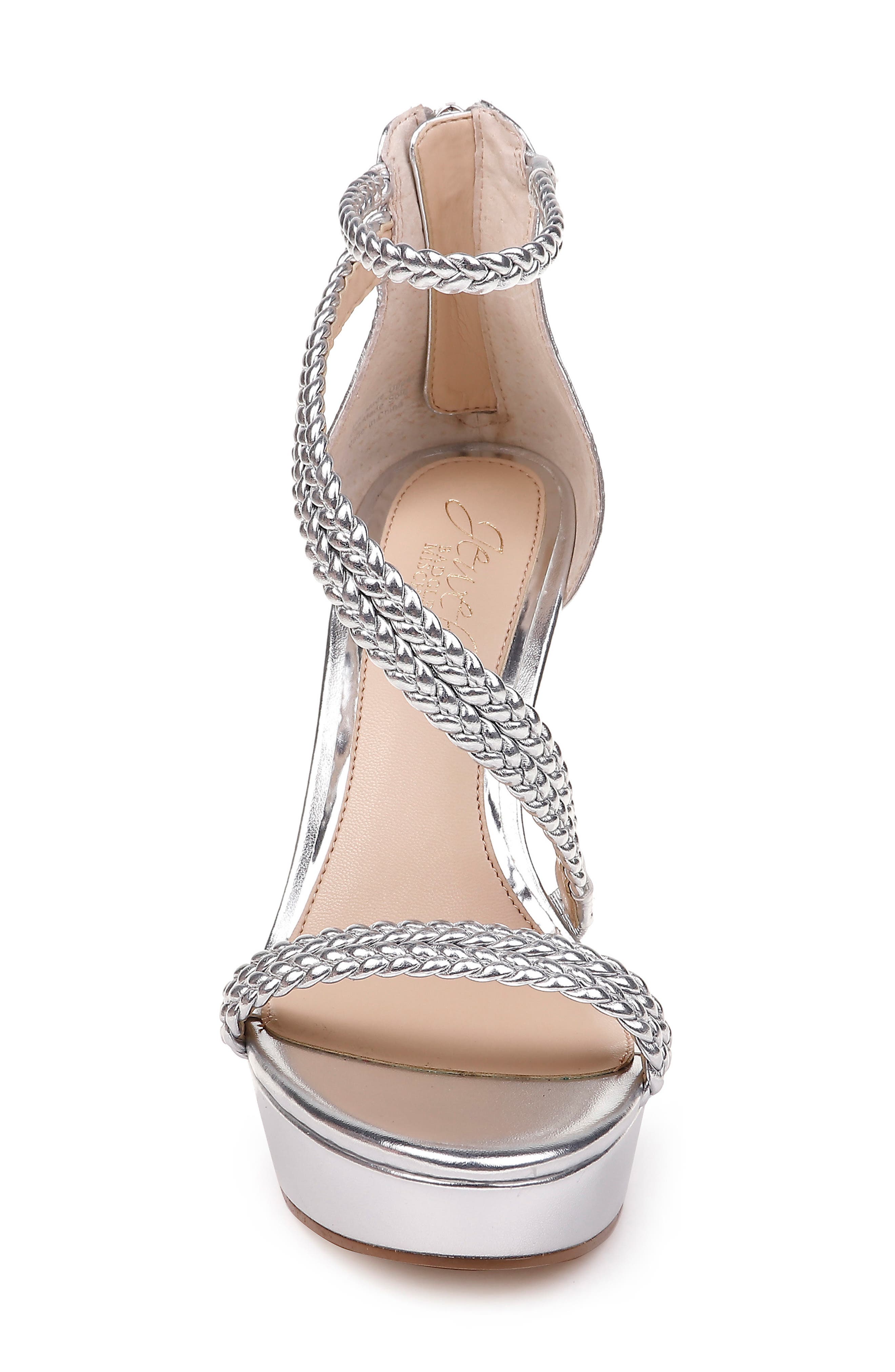 Jewel Badgley Mischka Suzy Wedge Platform Sandal, Alternate, color, 