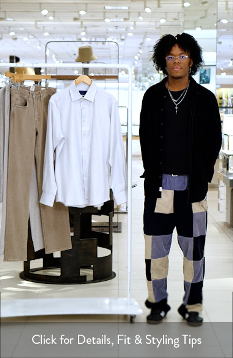 Trim Fit Dobby Micro Check Dress Shirt, sales video thumbnail