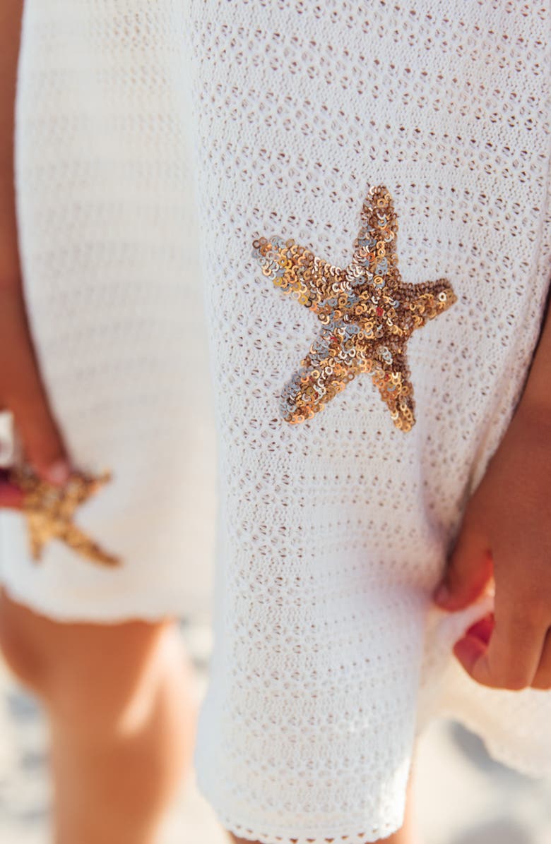 Feather 4 Arrow Kids' Island Escape Sequin Dress, Alternate, color, White