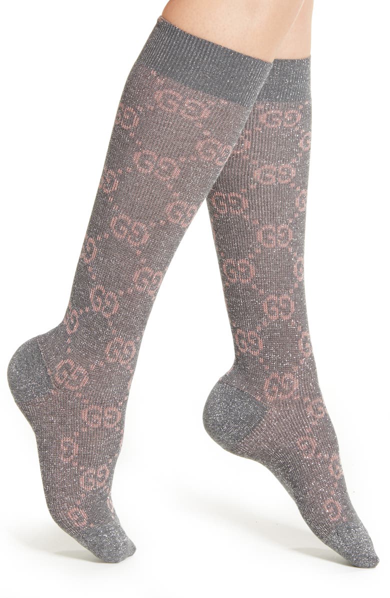 Gucci Logo Socks, Main, color, 
