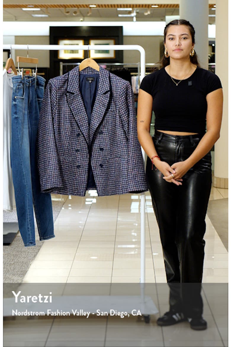 Houndstooth Faux Double Breasted Blazer video
