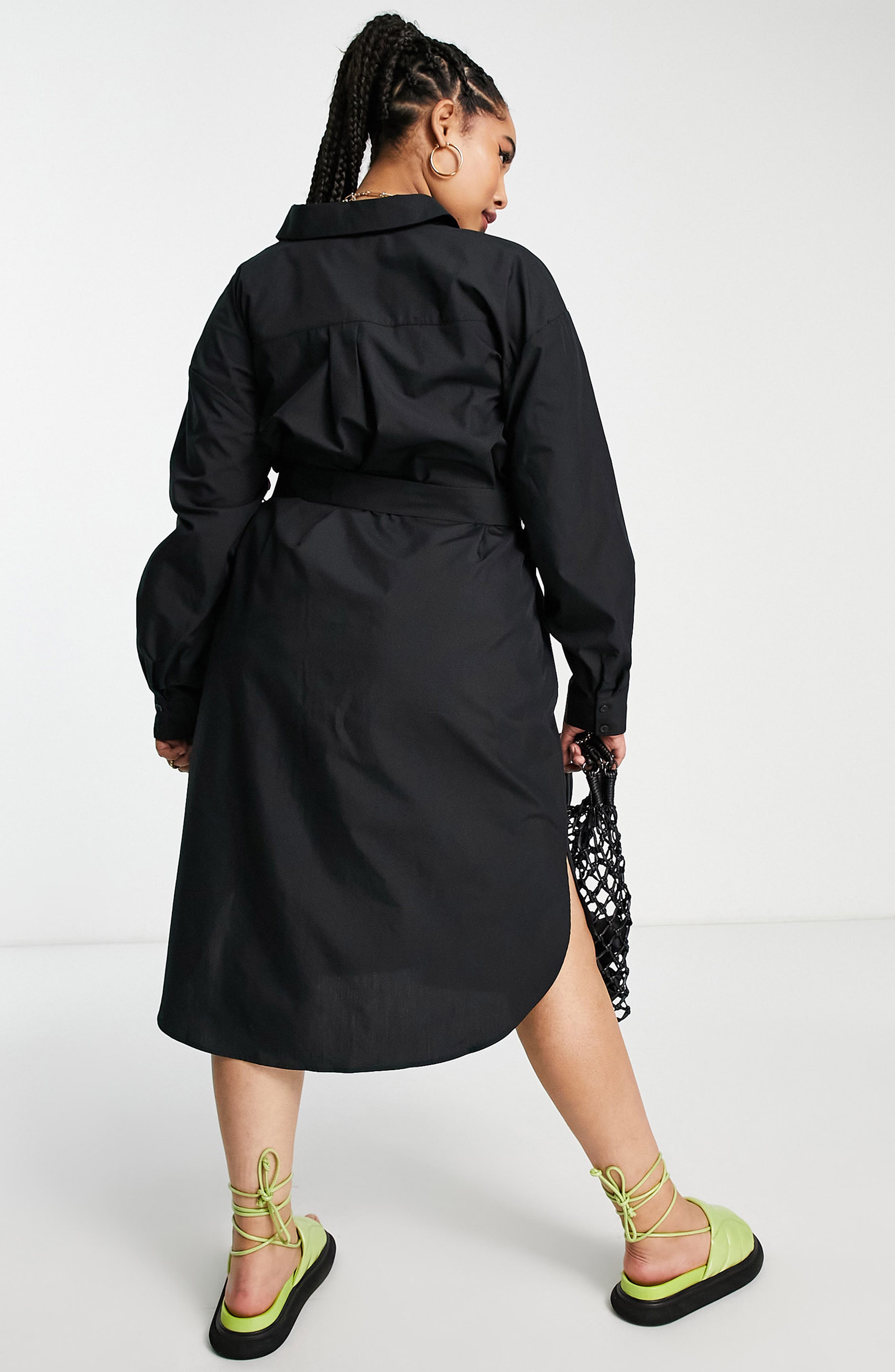 ASOS DESIGN Curve Midi Shirtdress (Women) | Nordstrom